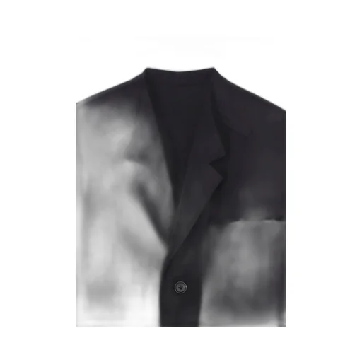 Wool Gabardine Guesseted Collar Jacket