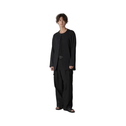 40/20 Mini French Terry Collarless Jacket