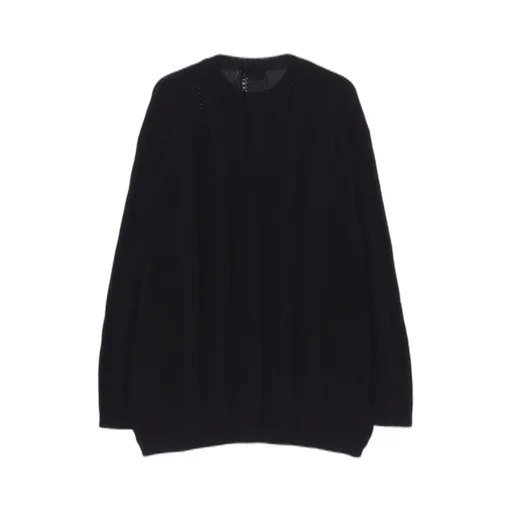 5G 1Ply Openwork Rib Round Neck Po