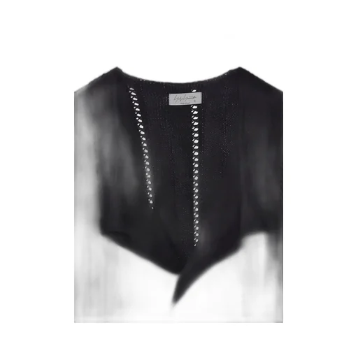 5G 1Ply Openwork Rib Cardigan