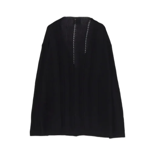 5G 1Ply Openwork Rib Cardigan
