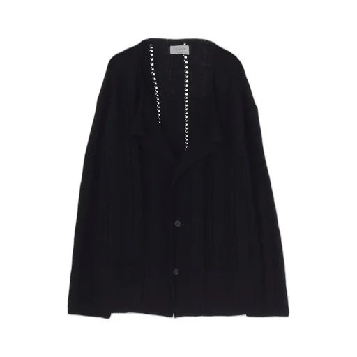 5G 1Ply Openwork Rib Cardigan