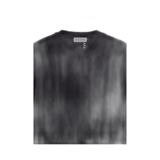 5G 1Ply Openwork Rib Round Neck Po