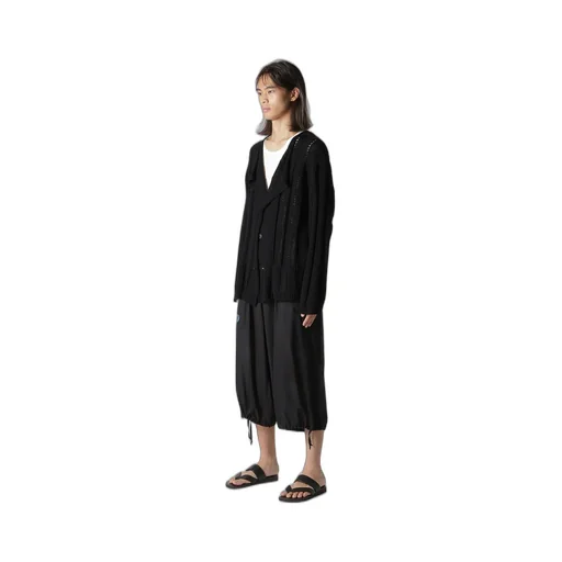 5G 1Ply Openwork Rib Cardigan