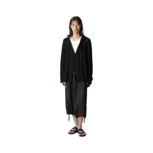 5G 1Ply Openwork Rib Cardigan