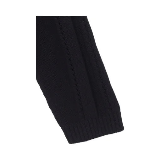 5G 1Ply Openwork Rib Round Neck Po