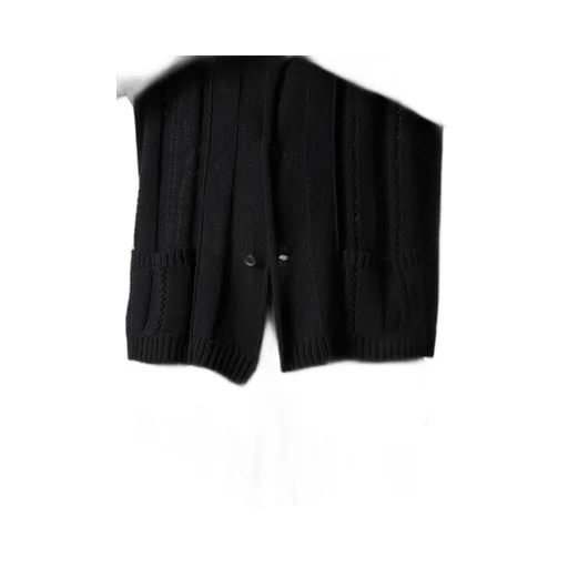 5G 1Ply Openwork Rib Cardigan