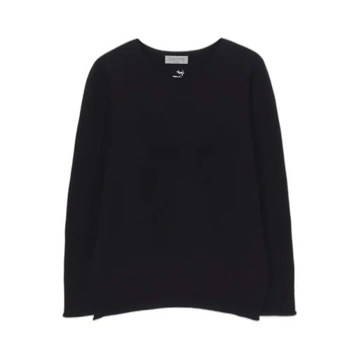 Cotton Cashmere Round Neck Po Knit