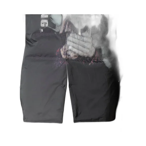 Tobacco Old Man Printed Padded Blouse