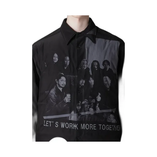 Message For Staffs Printed Padded Blouse