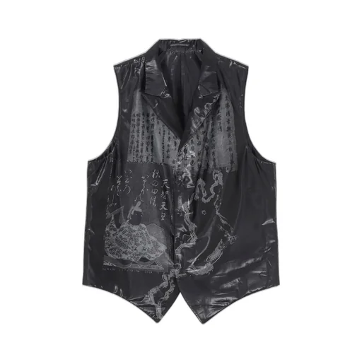 Biwa Lake Printed Transparent Vest