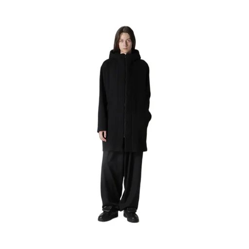 1/12 Wool Jacquard Padded Hoodie