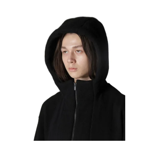 1/12 Wool Jacquard Padded Hoodie