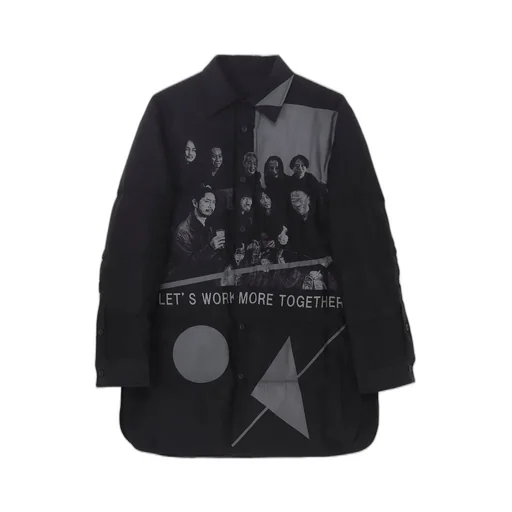 Message For Staffs Printed Padded Blouse