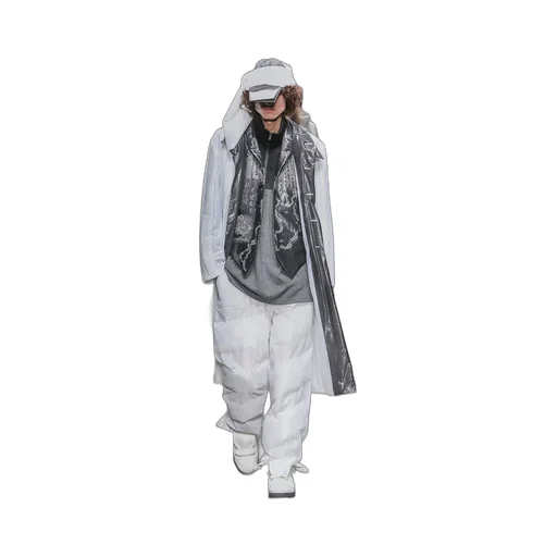 Biwa Lake Printed Transparent Vest