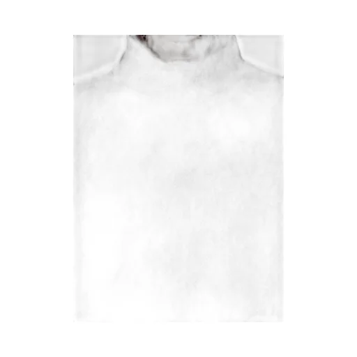 Cotton Wool Twill Jersey Side Slit Padded High Neck Po