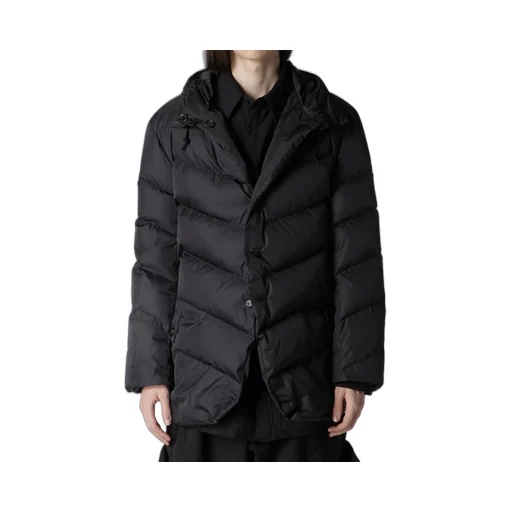 Nylon Taffeta Diagonal Down Jacket