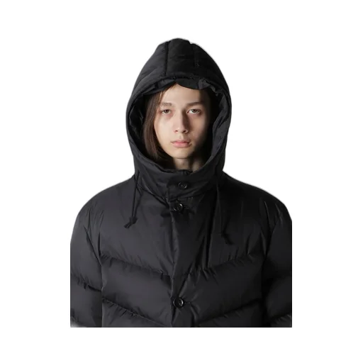 Nylon Taffeta Diagonal Down Jacket