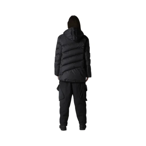 Nylon Taffeta Diagonal Down Jacket
