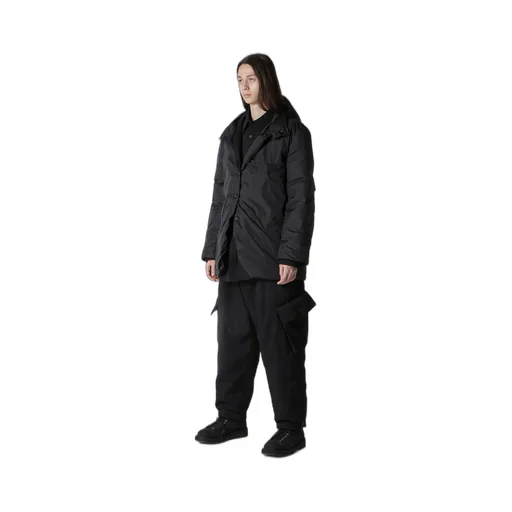 Nylon Taffeta Diagonal Down Jacket