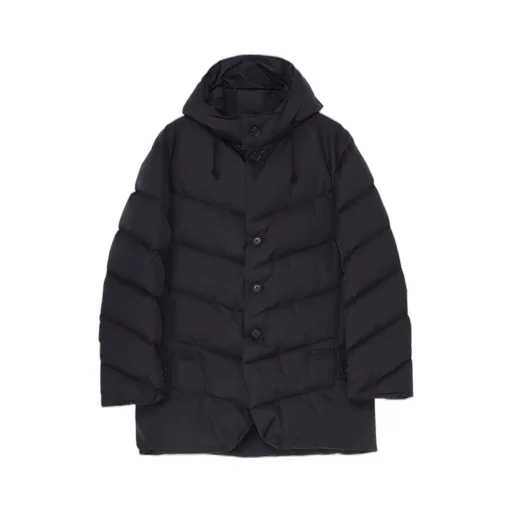 Nylon Taffeta Diagonal Down Jacket