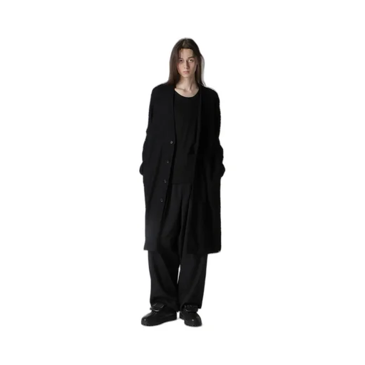 1/60 Double Jacquard Long Cardigan