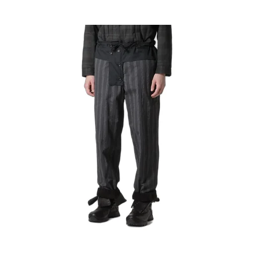 Linen Velvet Out Pocket Padded Pants