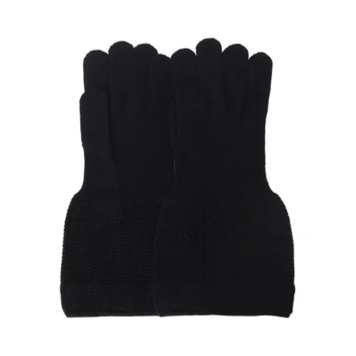 W/Ac Cardigan Stitch Knitted Cuffs Gloves