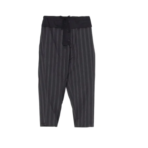 Linen Velvet Out Pocket Padded Pants