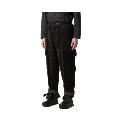 Linen Velvet Out Pocket Padded Pants