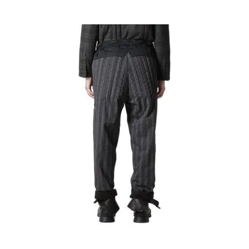 Linen Velvet Out Pocket Padded Pants