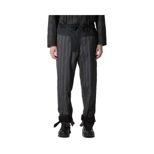 Linen Velvet Out Pocket Padded Pants
