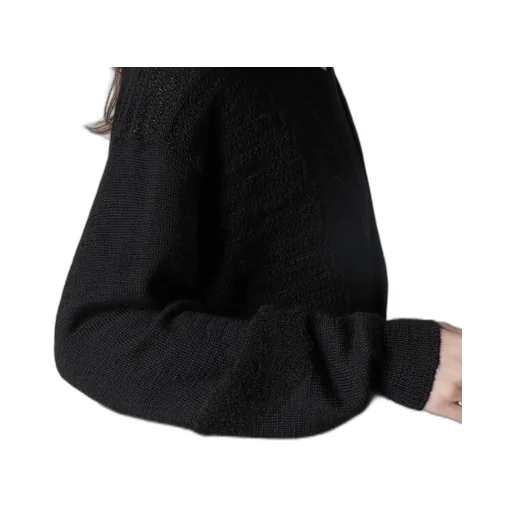 5G1P Combination Knit Combination V Neck Cardigan