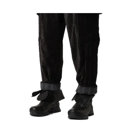 Linen Velvet Out Pocket Padded Pants