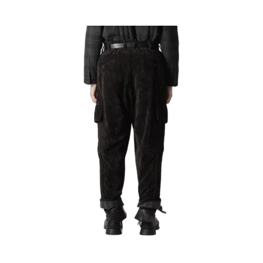 Linen Velvet Out Pocket Padded Pants