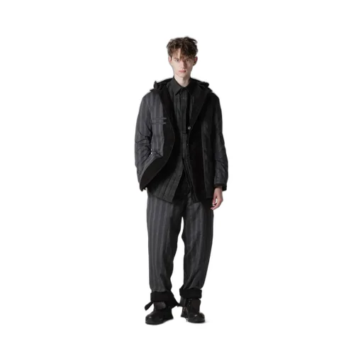 Linen Velvet Out Pocket Padded Pants