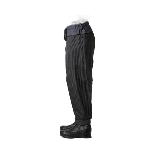 Color Adjustment Printed Padded Pants