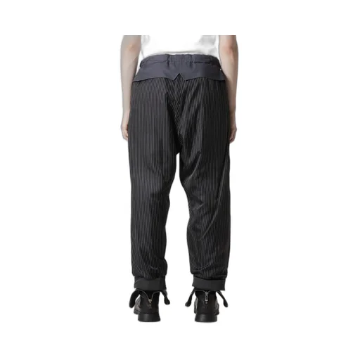Color Adjustment Printed Padded Pants