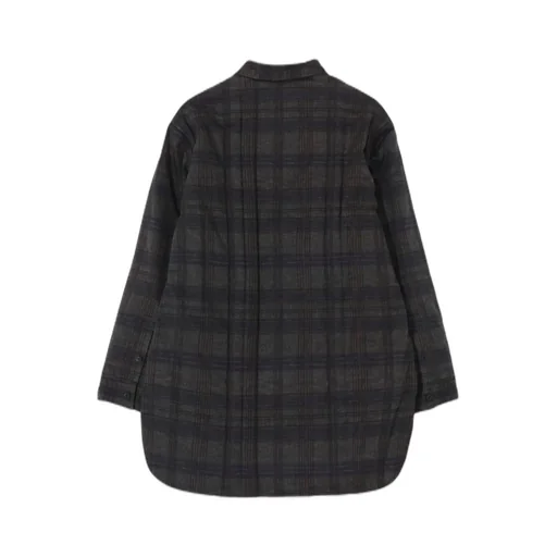 Madras Ink Plaid Padded Blouse