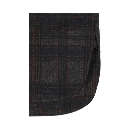 Madras Ink Plaid Padded Blouse