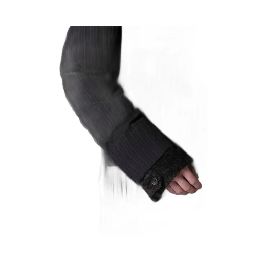Linen Velvet Horizontal Padded Long Jacket