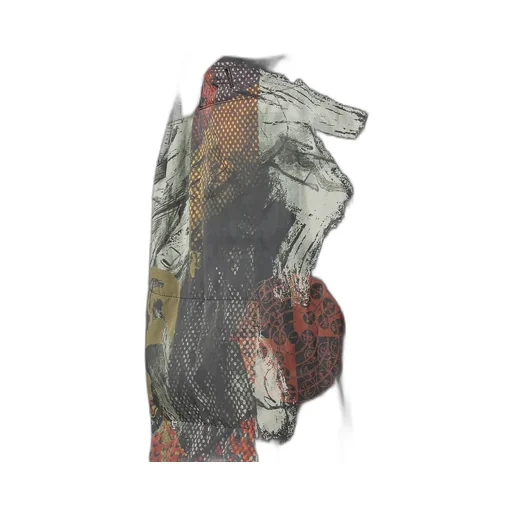 Knee Tab Padded Printed Pants