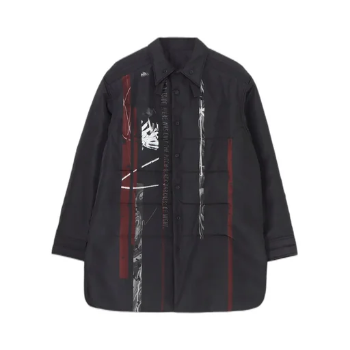 Tobacco Printed Double Layer Padded Blouse