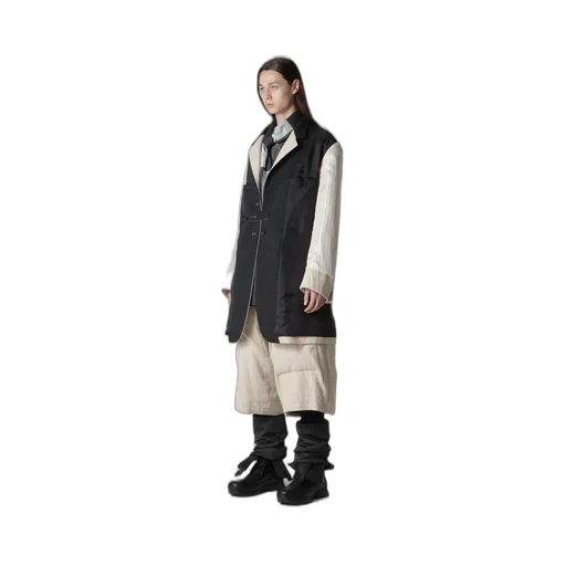 Color Combination Jacket With Liner