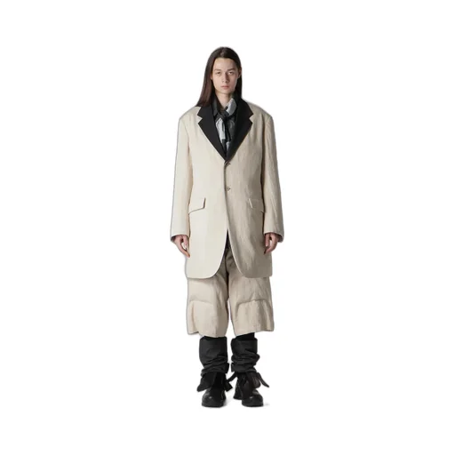 Color Combination Jacket With Liner