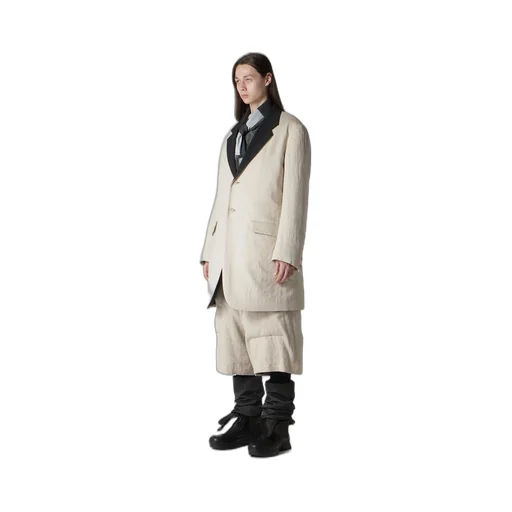 Color Combination Jacket With Liner