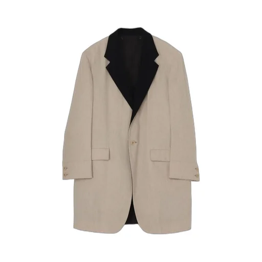 Color Combination Jacket With Liner