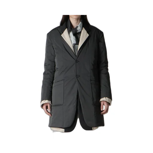 Color Combination Jacket With Liner