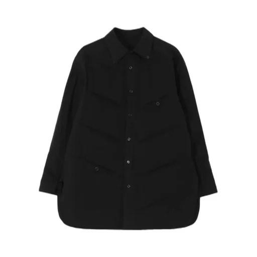 Cellulose Lawn 2Collar Diagonal Padded Blouse