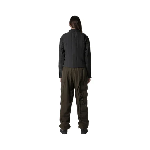 Cotton Linen Double Vest With Liner